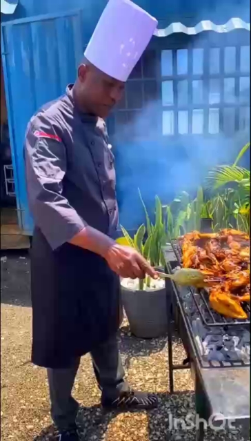 Chef Baraka @barbecue party. For booking